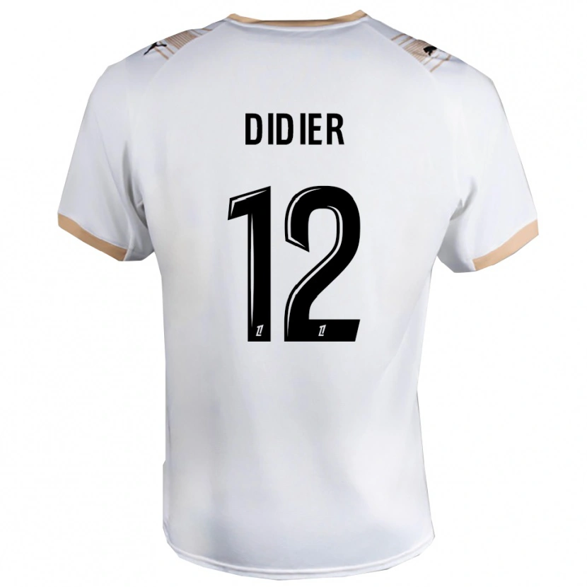 Danxen Herren Haïlé Didier #12 Weiß Schwarz Auswärtstrikot Trikot 2025/26 T-Shirt Schweiz