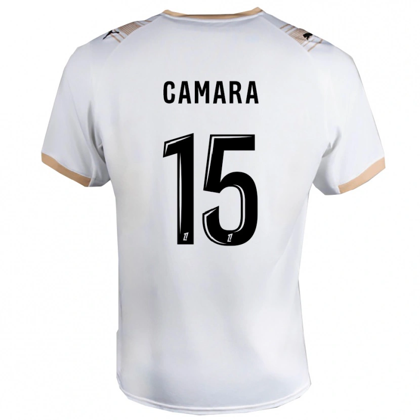 Danxen Herren Condé Camara #15 Weiß Schwarz Auswärtstrikot Trikot 2025/26 T-Shirt Schweiz