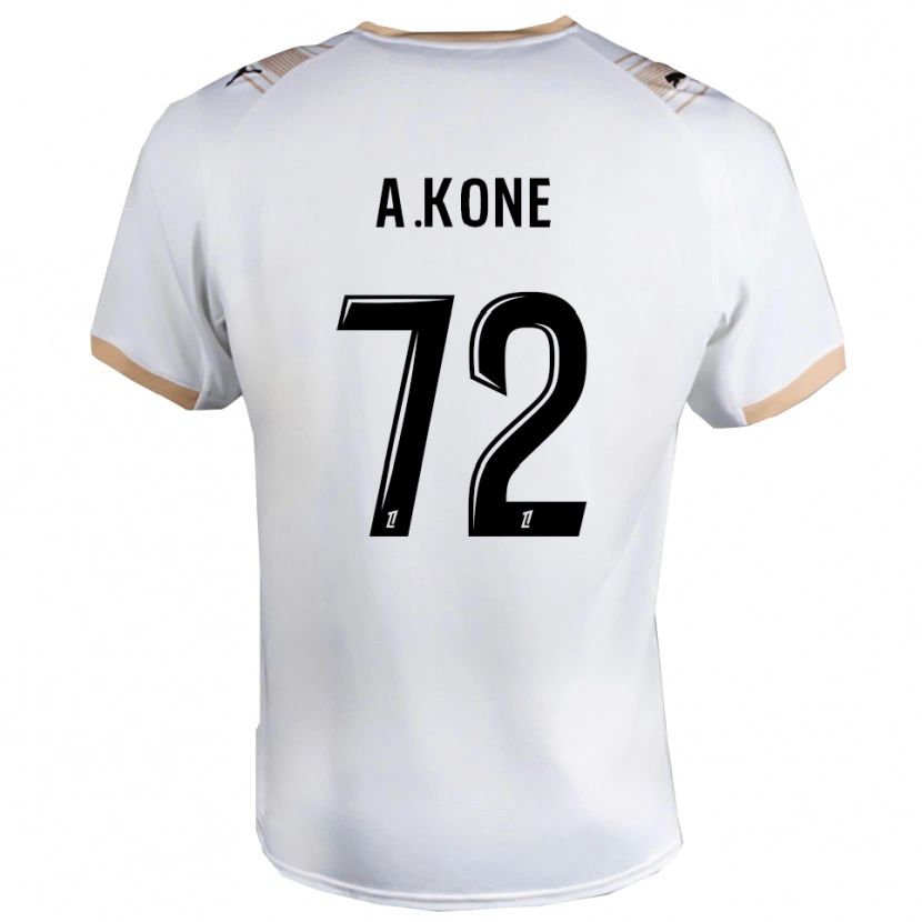 Danxen Herren Amadou Koné #72 Weiß Schwarz Auswärtstrikot Trikot 2025/26 T-Shirt Schweiz