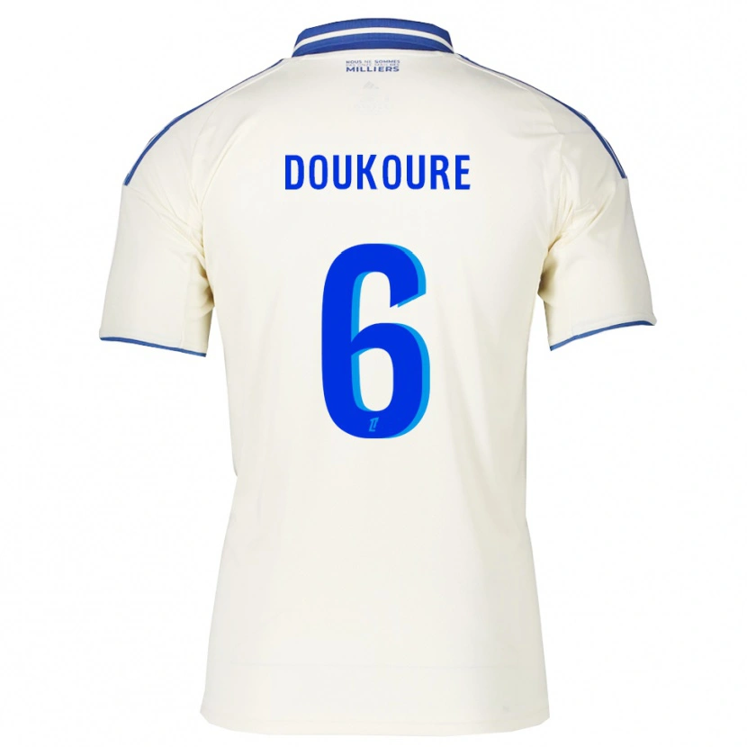 Danxen Herren Ismaël Doukouré #6 Champagner Blau Auswärtstrikot Trikot 2025/26 T-Shirt Schweiz