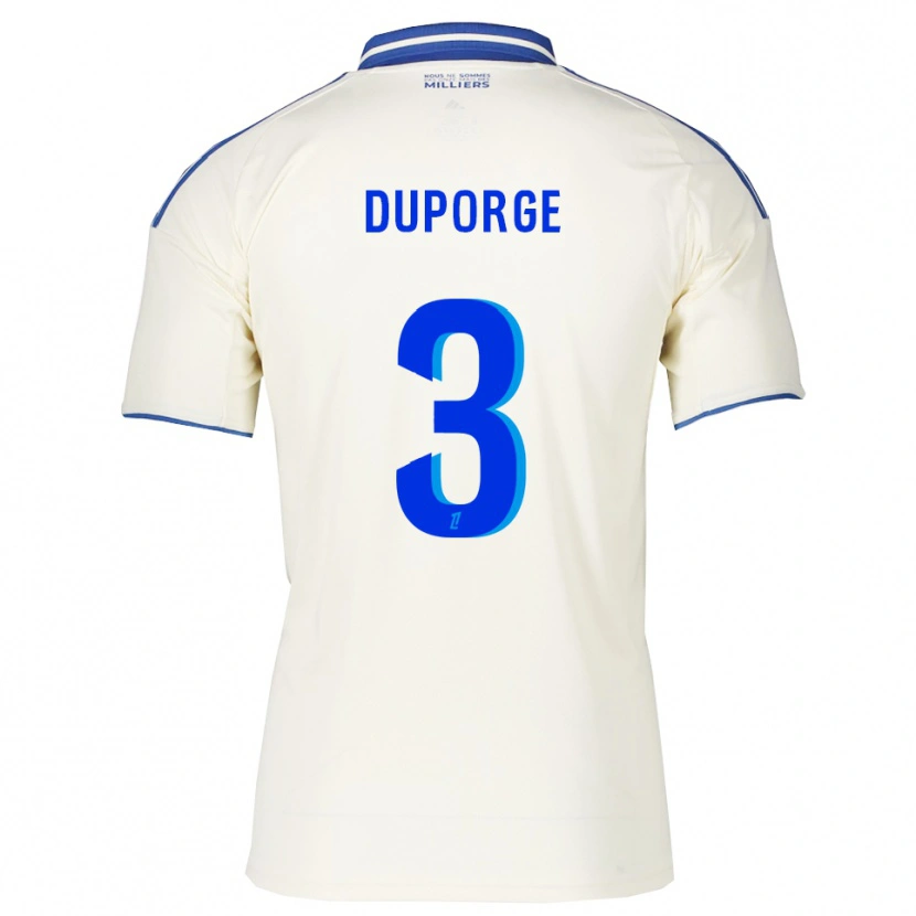 Danxen Herren Morgane Duporge #3 Champagner Blau Auswärtstrikot Trikot 2025/26 T-Shirt Schweiz