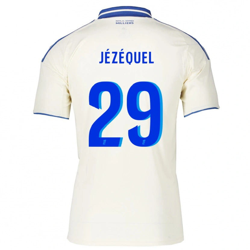 Danxen Herren Emmy Jézéquel #29 Champagner Blau Auswärtstrikot Trikot 2025/26 T-Shirt Schweiz