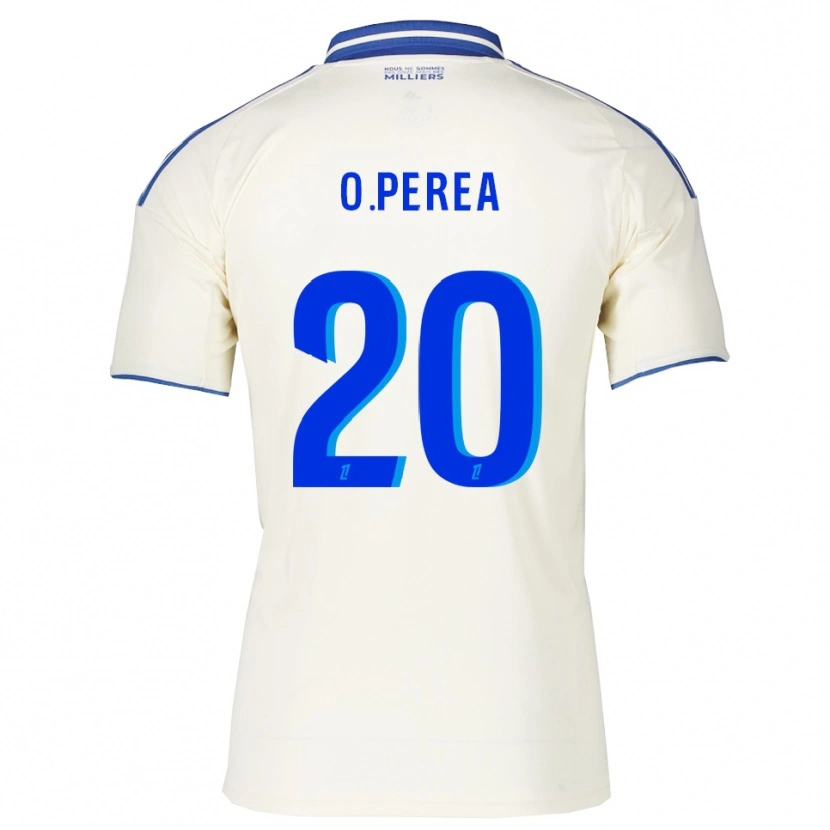 Danxen Herren Óscar Perea #20 Champagner Blau Auswärtstrikot Trikot 2025/26 T-Shirt Schweiz