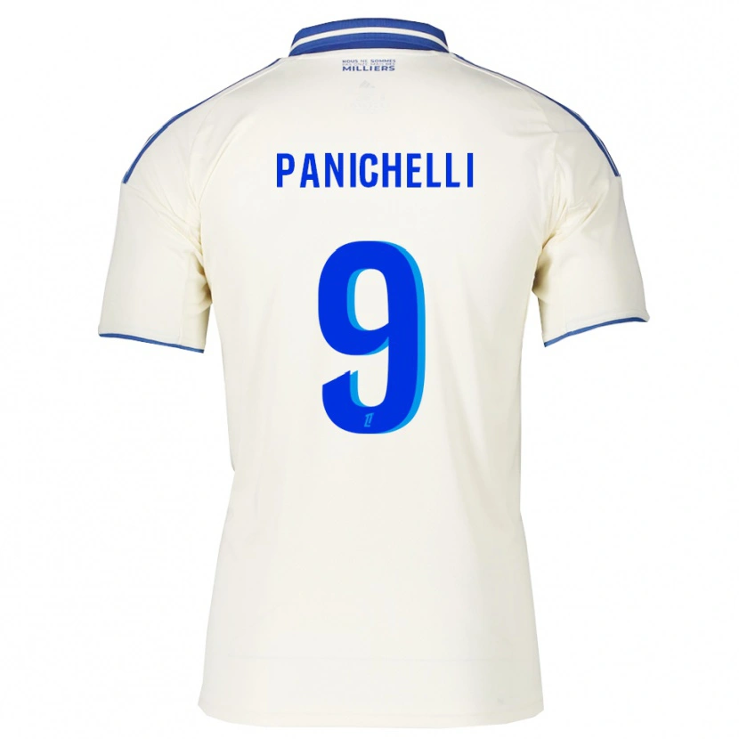 Danxen Herren Joaquín Panichelli #9 Champagner Blau Auswärtstrikot Trikot 2025/26 T-Shirt Schweiz