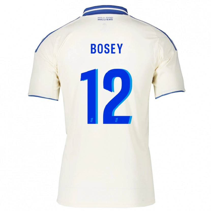 Danxen Herren Jean-Baptiste Bosey #12 Champagner Blau Auswärtstrikot Trikot 2025/26 T-Shirt Schweiz