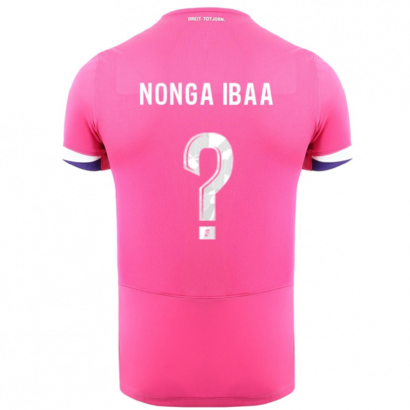 Danxen Herren Alou Nonga Ibaa #0 Rosa Weiß Auswärtstrikot Trikot 2025/26 T-Shirt Schweiz