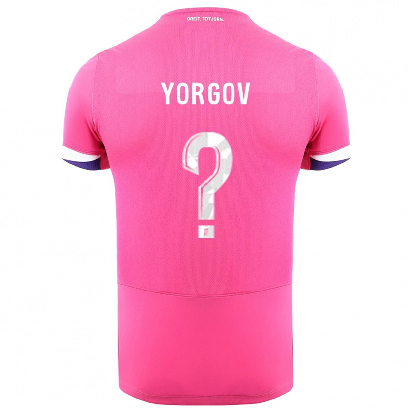 Danxen Herren Aleksandar Yorgov #0 Rosa Weiß Auswärtstrikot Trikot 2025/26 T-Shirt Schweiz