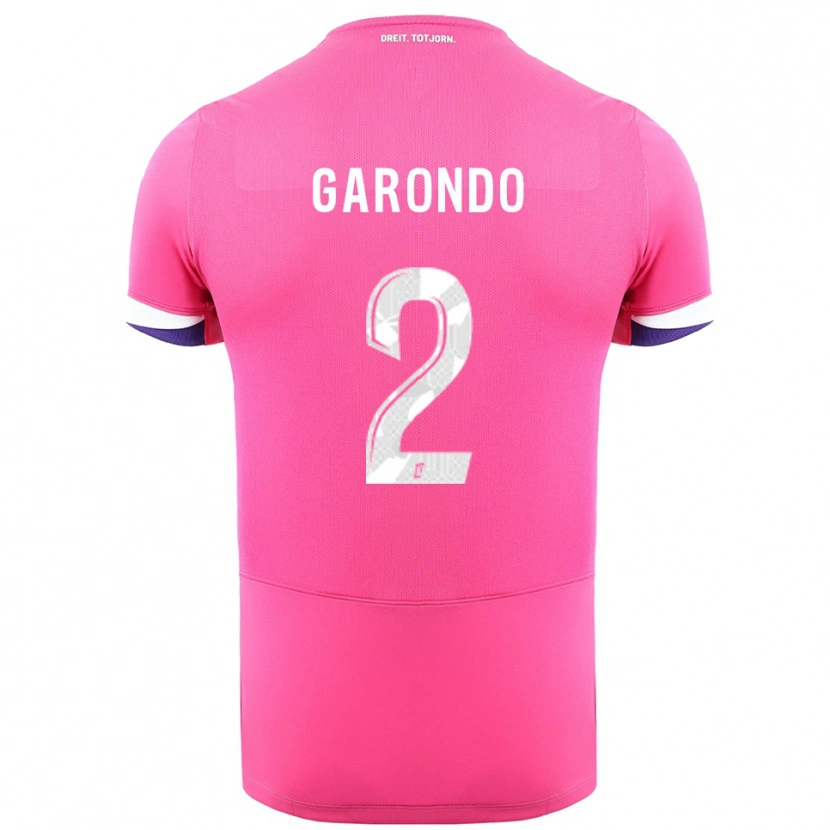 Danxen Herren Thibaud Garondo #2 Rosa Weiß Auswärtstrikot Trikot 2025/26 T-Shirt Schweiz