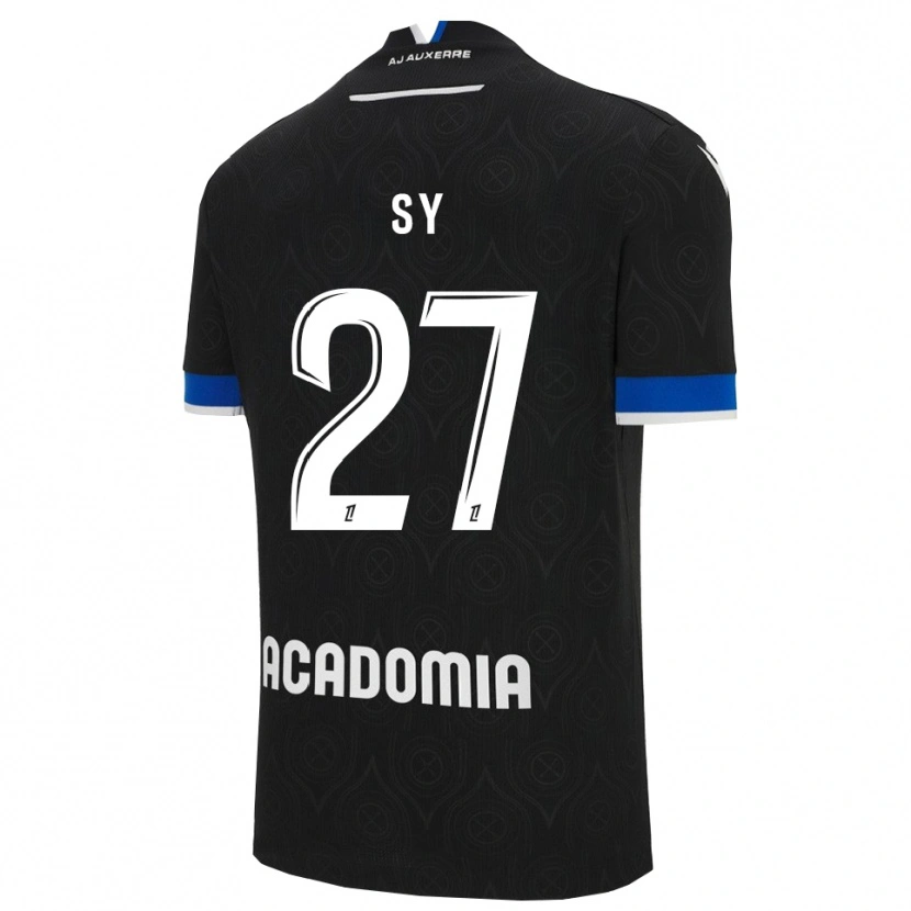 Danxen Herren Lamine Sy #27 Schwarz Weiß Auswärtstrikot Trikot 2025/26 T-Shirt Schweiz