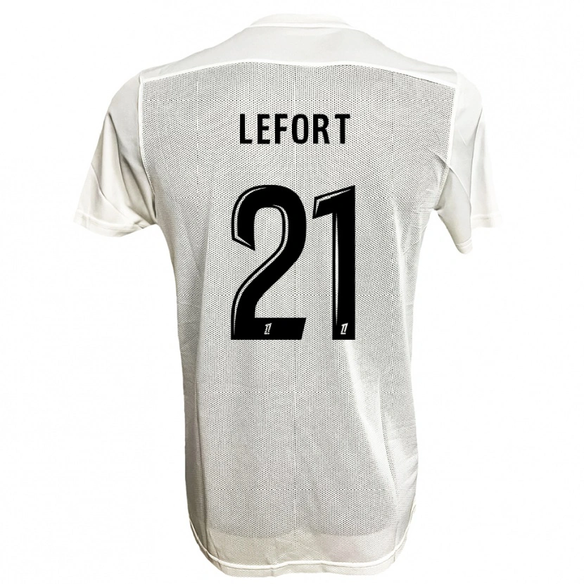Danxen Herren Jordan Lefort #21 Schwarz Weiß Auswärtstrikot Trikot 2025/26 T-Shirt Schweiz
