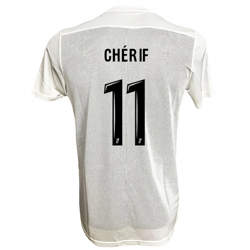 Danxen Herren Sidiki Chérif #11 Schwarz Weiß Auswärtstrikot Trikot 2025/26 T-Shirt Schweiz