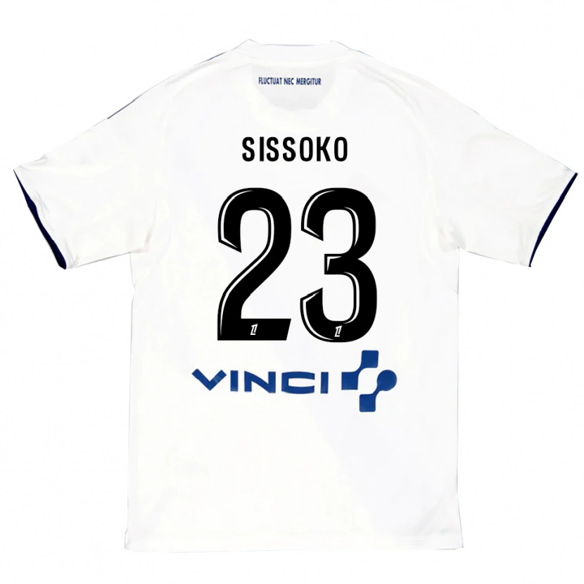 Danxen Herren Teninsoun Sissoko #23 Weiß Blau Auswärtstrikot Trikot 2025/26 T-Shirt Schweiz