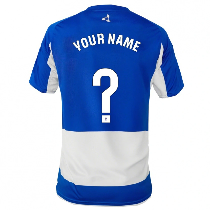 Danxen Herren Ihren Namen #0 Blau Weiß Auswärtstrikot Trikot 2025/26 T-Shirt Schweiz