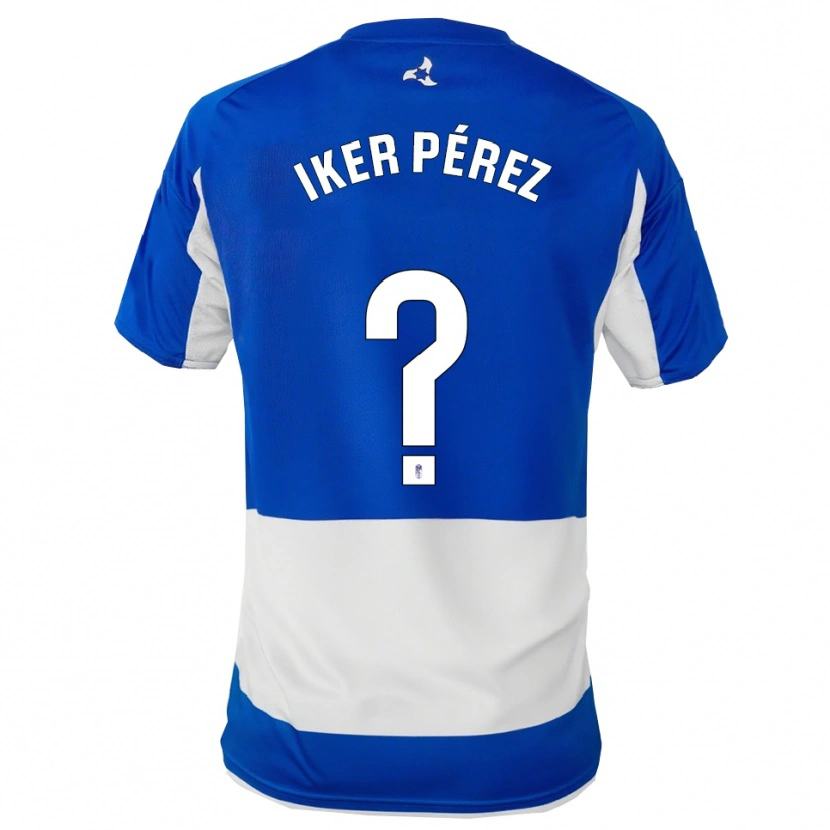 Danxen Herren Iker Pérez #0 Blau Weiß Auswärtstrikot Trikot 2025/26 T-Shirt Schweiz