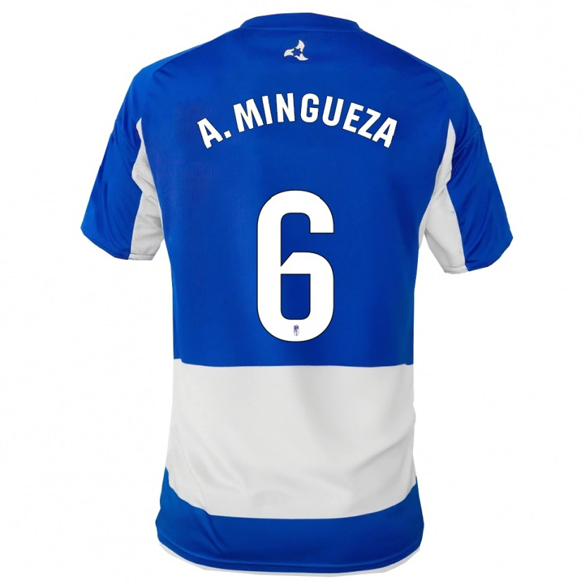 Danxen Herren Ariadna Mingueza Garcia #6 Blau Weiß Auswärtstrikot Trikot 2025/26 T-Shirt Schweiz