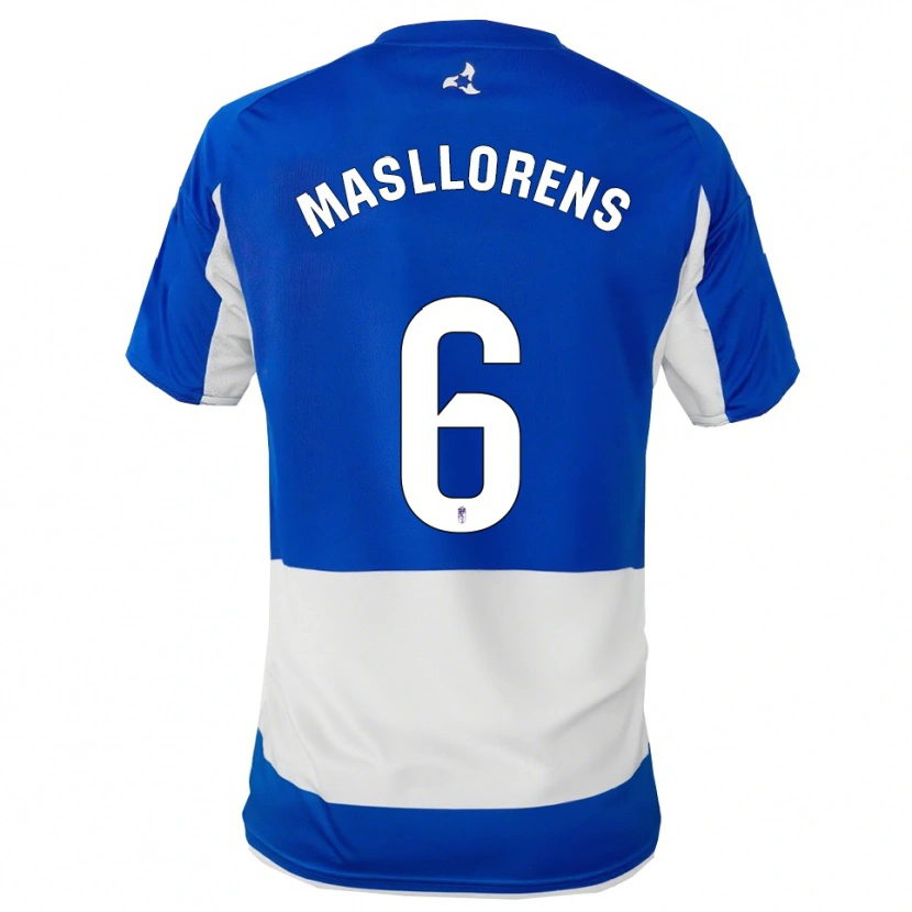 Danxen Herren José Masllorens #6 Blau Weiß Auswärtstrikot Trikot 2025/26 T-Shirt Schweiz