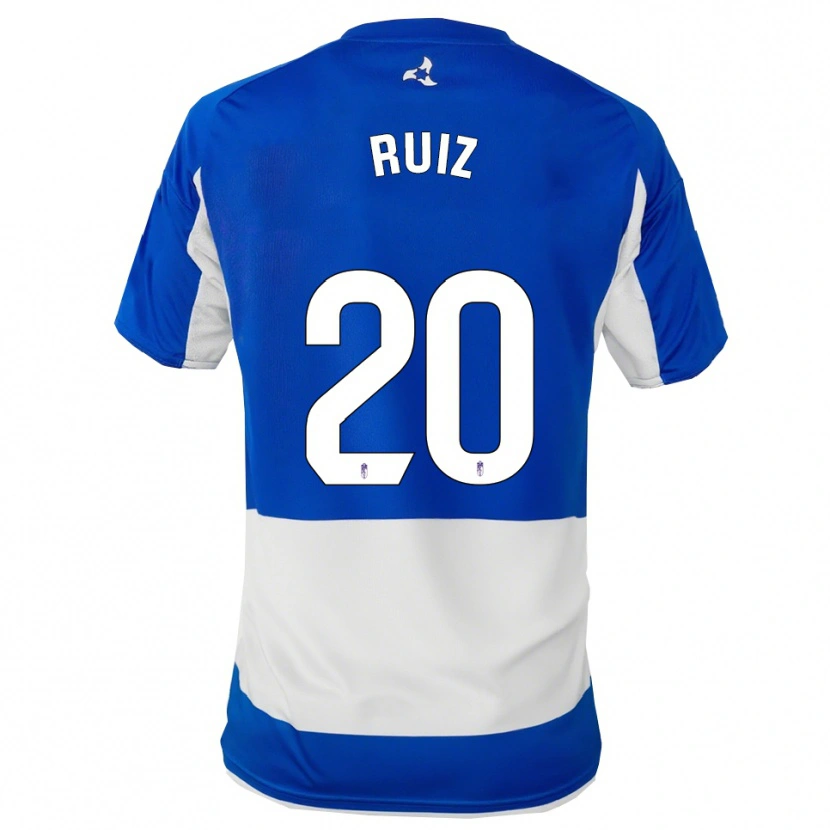 Danxen Herren Sergio Ruiz #20 Blau Weiß Auswärtstrikot Trikot 2025/26 T-Shirt Schweiz