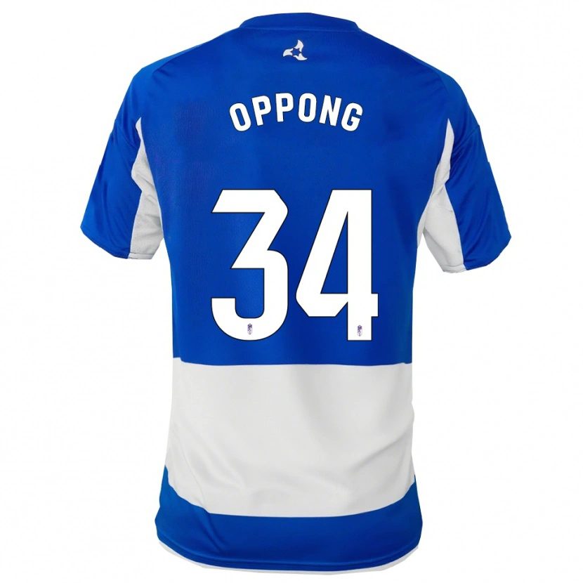 Danxen Herren Oscar Naasei Oppong #34 Blau Weiß Auswärtstrikot Trikot 2025/26 T-Shirt Schweiz