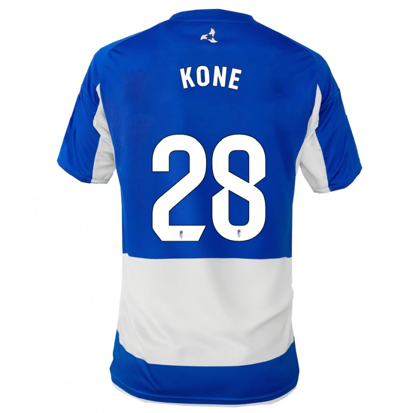 Danxen Herren Abdoulaye Kone #28 Blau Weiß Auswärtstrikot Trikot 2025/26 T-Shirt Schweiz