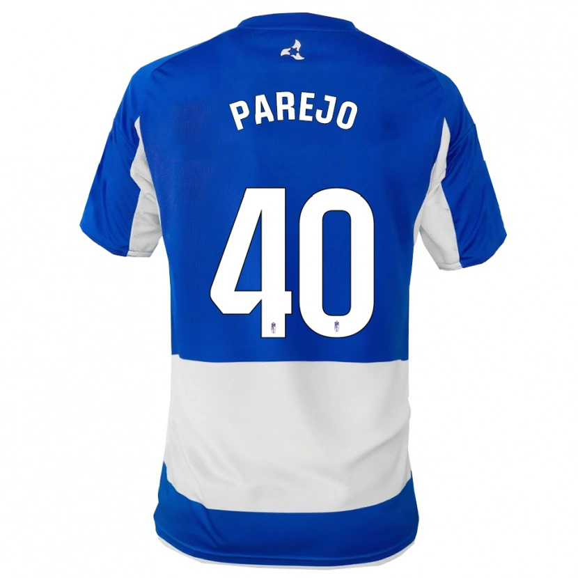 Danxen Herren Jesús Parejo #40 Blau Weiß Auswärtstrikot Trikot 2025/26 T-Shirt Schweiz