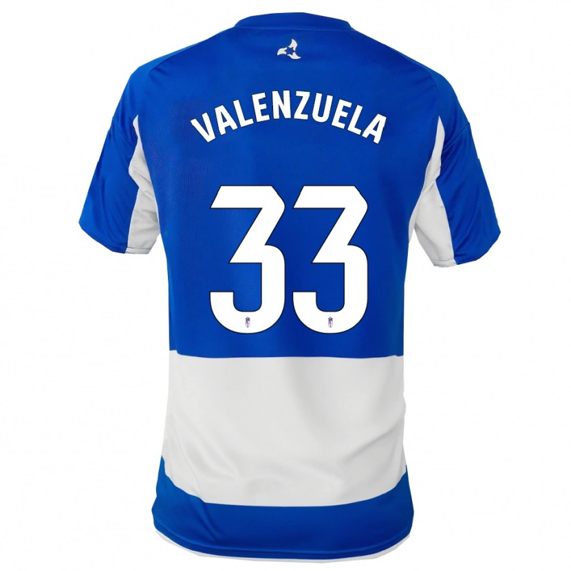 Danxen Herren Adrián Valenzuela #33 Blau Weiß Auswärtstrikot Trikot 2025/26 T-Shirt Schweiz