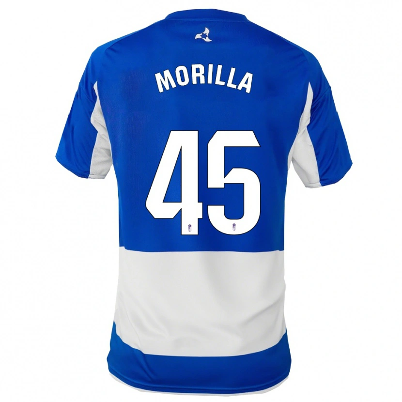 Danxen Herren David Morilla #45 Blau Weiß Auswärtstrikot Trikot 2025/26 T-Shirt Schweiz