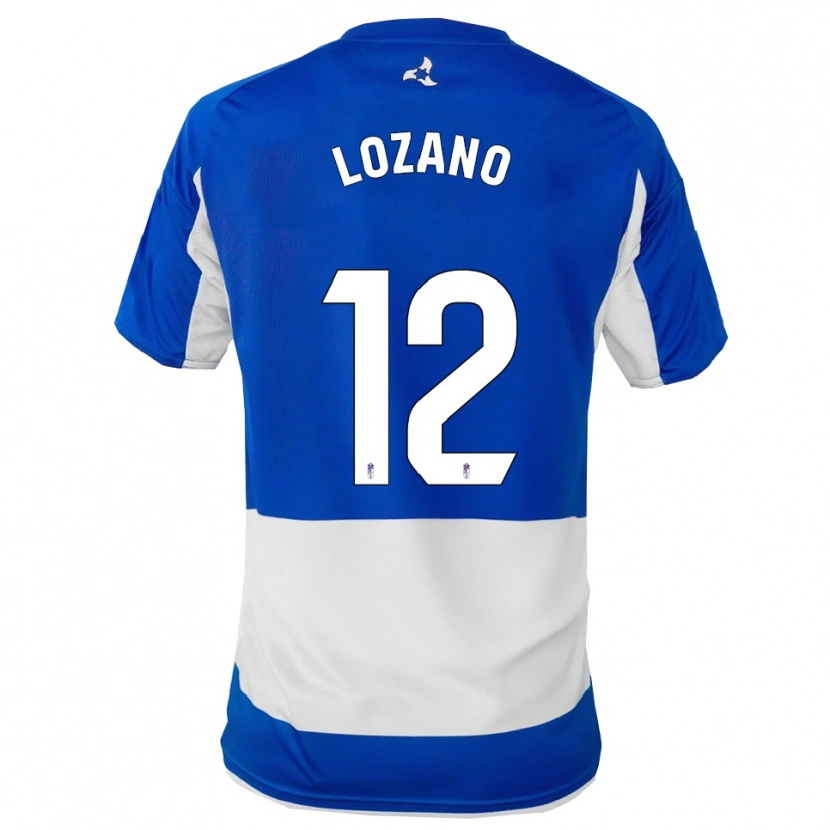Danxen Herren Hugo Lozano #12 Blau Weiß Auswärtstrikot Trikot 2025/26 T-Shirt Schweiz