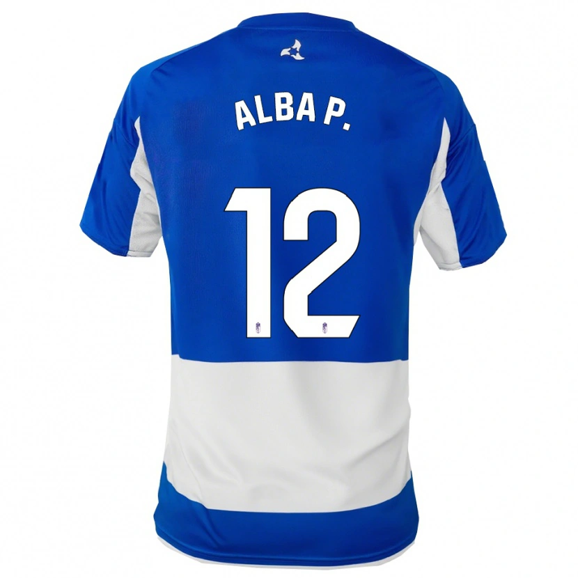 Danxen Herren Alba Pérez Manrique #12 Blau Weiß Auswärtstrikot Trikot 2025/26 T-Shirt Schweiz