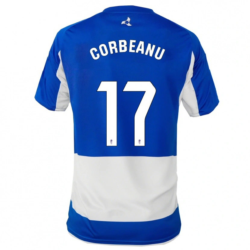 Danxen Herren Theo Corbeanu #17 Blau Weiß Auswärtstrikot Trikot 2025/26 T-Shirt Schweiz