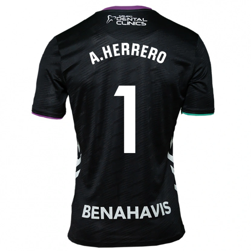 Danxen Herren Alfonso Herrero #1 Schwarz Lila Grün Auswärtstrikot Trikot 2025/26 T-Shirt Schweiz