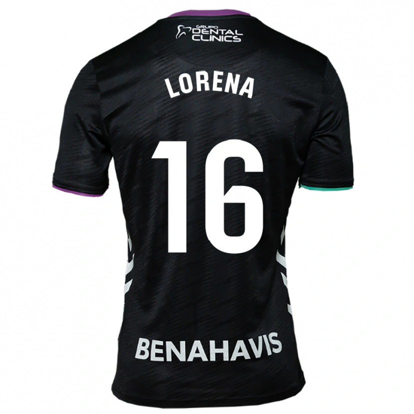Danxen Herren Lorena Herrera De Miguel #16 Schwarz Lila Grün Auswärtstrikot Trikot 2025/26 T-Shirt Schweiz