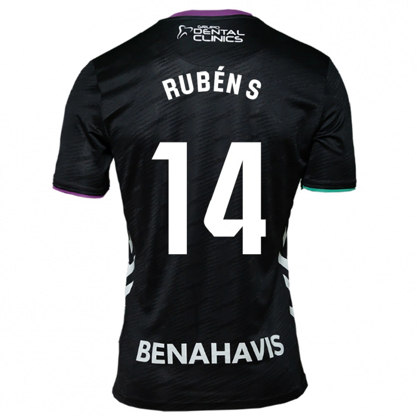 Danxen Herren Rubén Sánchez #14 Schwarz Lila Grün Auswärtstrikot Trikot 2025/26 T-Shirt Schweiz