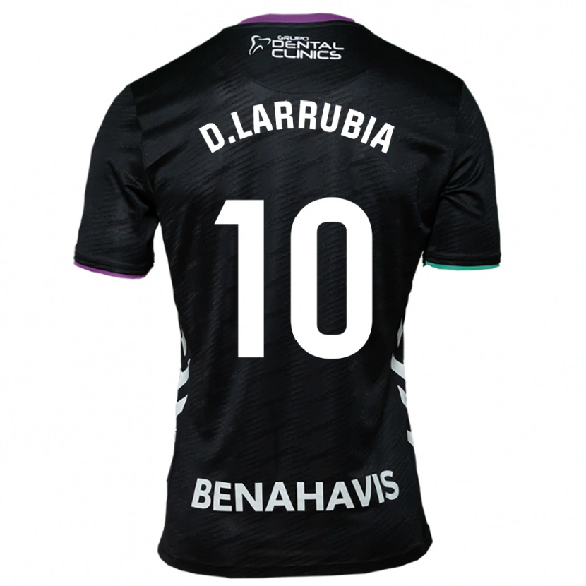 Danxen Herren David Larrubia #10 Schwarz Lila Grün Auswärtstrikot Trikot 2025/26 T-Shirt Schweiz