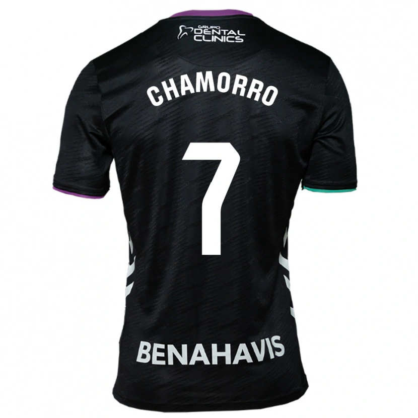 Danxen Herren Alexis Chamorro #7 Schwarz Lila Grün Auswärtstrikot Trikot 2025/26 T-Shirt Schweiz