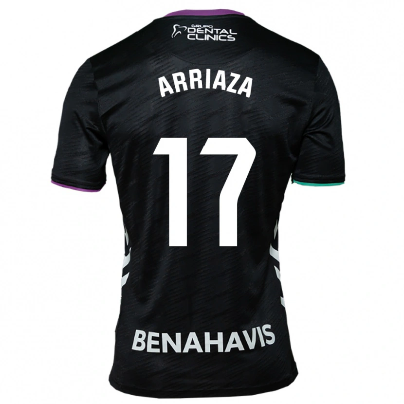 Danxen Herren Pablo Arriaza #17 Schwarz Lila Grün Auswärtstrikot Trikot 2025/26 T-Shirt Schweiz