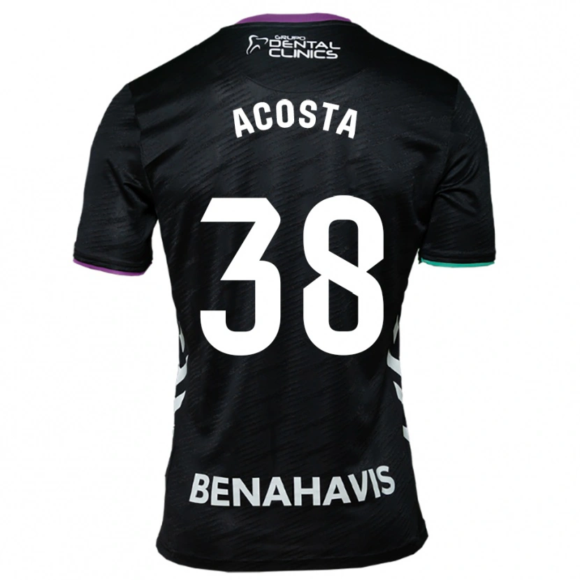 Danxen Herren Judith Acosta #38 Schwarz Lila Grün Auswärtstrikot Trikot 2025/26 T-Shirt Schweiz