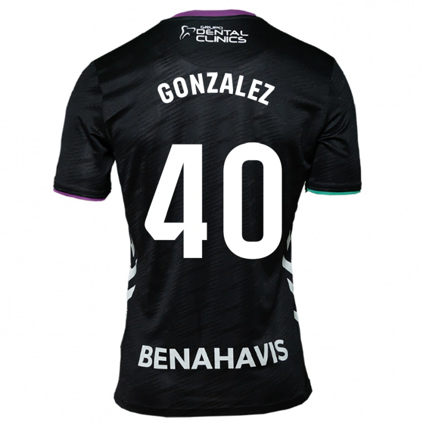 Danxen Herren Carol González #40 Schwarz Lila Grün Auswärtstrikot Trikot 2025/26 T-Shirt Schweiz