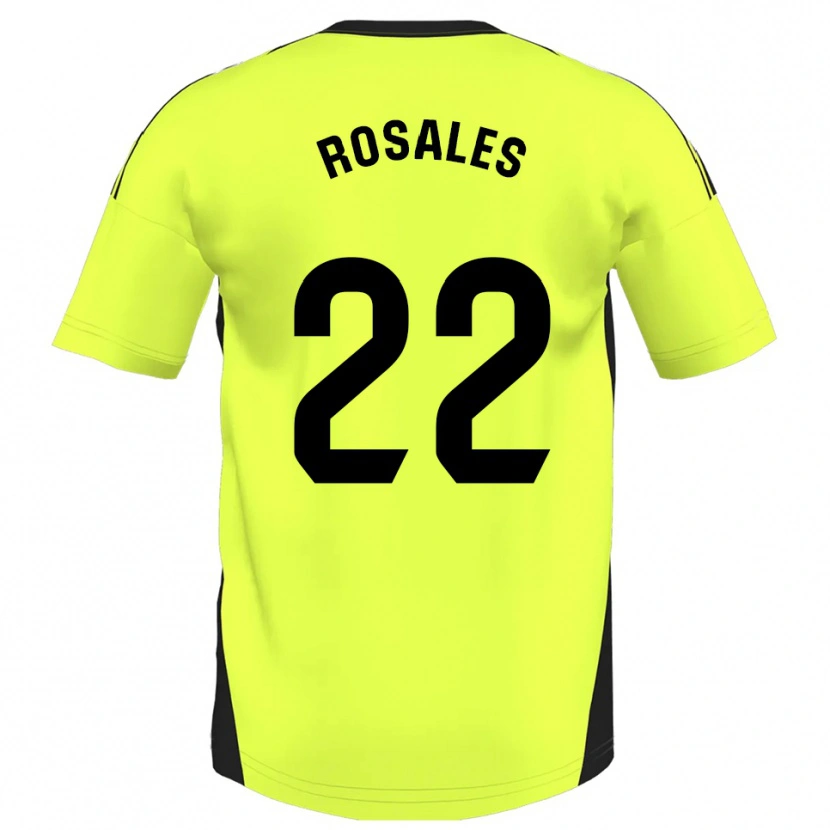 Danxen Herren Diego Rosales #22 Fluoreszierendes Gelb Auswärtstrikot Trikot 2025/26 T-Shirt Schweiz