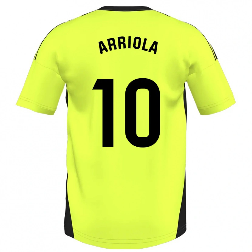 Danxen Herren Marcos Arriola #10 Fluoreszierendes Gelb Auswärtstrikot Trikot 2025/26 T-Shirt Schweiz