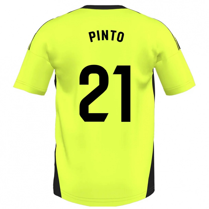 Danxen Herren Yidne Pinto #21 Fluoreszierendes Gelb Auswärtstrikot Trikot 2025/26 T-Shirt Schweiz