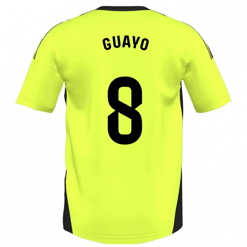 Danxen Herren Guayo #8 Fluoreszierendes Gelb Auswärtstrikot Trikot 2025/26 T-Shirt Schweiz