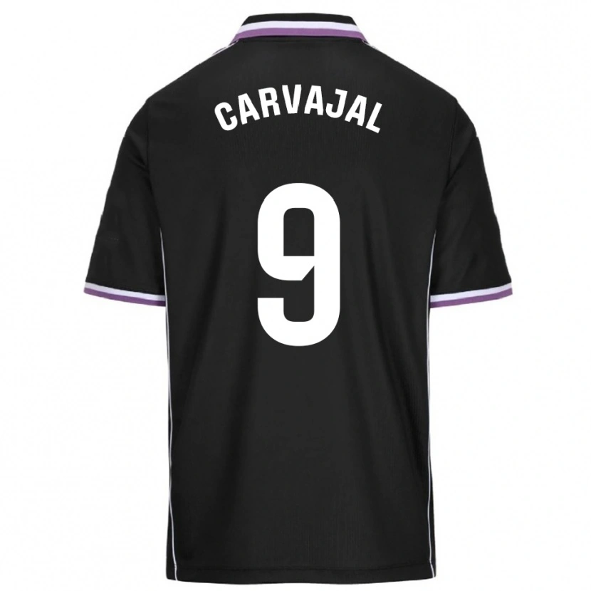 Danxen Herren Ángel Carvajal #9 Lila Schwarz Auswärtstrikot Trikot 2025/26 T-Shirt Schweiz