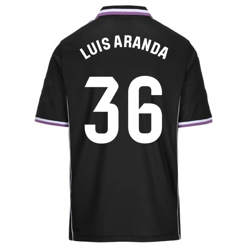 Danxen Herren José Luis Aranda #36 Lila Schwarz Auswärtstrikot Trikot 2025/26 T-Shirt Schweiz
