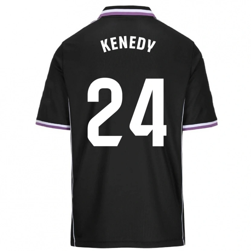 Danxen Herren Kenedy #24 Lila Schwarz Auswärtstrikot Trikot 2025/26 T-Shirt Schweiz