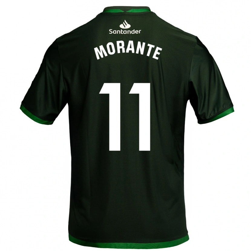 Danxen Herren Alejandro Morante #11 Dunkelgrün Auswärtstrikot Trikot 2025/26 T-Shirt Schweiz