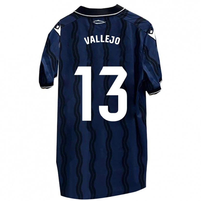 Danxen Herren Guillermo Vallejo #13 Dunkelblau Schwarz Auswärtstrikot Trikot 2025/26 T-Shirt Schweiz