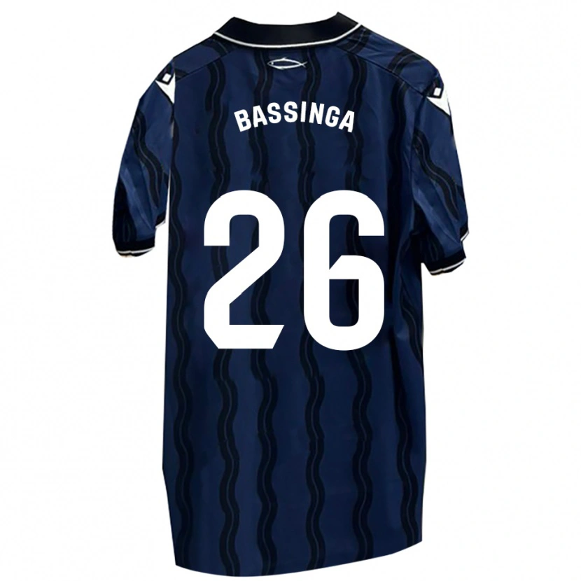 Danxen Herren Aboubacar Bassinga #26 Dunkelblau Schwarz Auswärtstrikot Trikot 2025/26 T-Shirt Schweiz