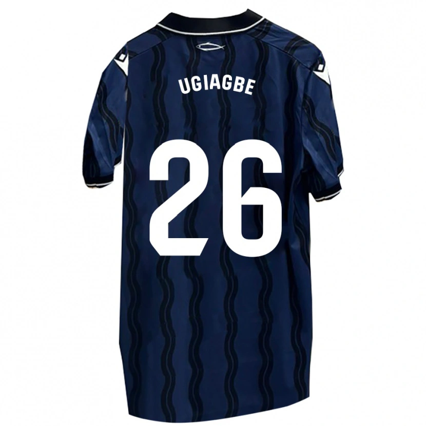 Danxen Herren Efe Ugiagbe #26 Dunkelblau Schwarz Auswärtstrikot Trikot 2025/26 T-Shirt Schweiz