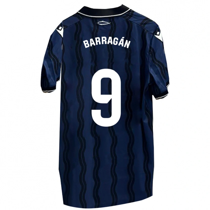 Danxen Herren Juan Barragán #9 Dunkelblau Schwarz Auswärtstrikot Trikot 2025/26 T-Shirt Schweiz