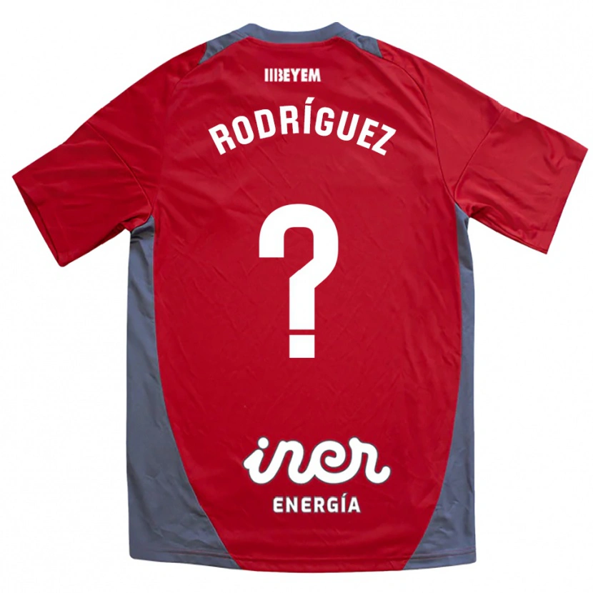 Danxen Herren Diego Rodríguez #0 Rot Grau Auswärtstrikot Trikot 2025/26 T-Shirt Schweiz